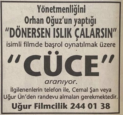 Cüce Lazım (acil)