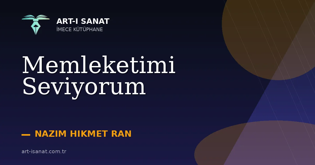 Memleketimi Seviyorum