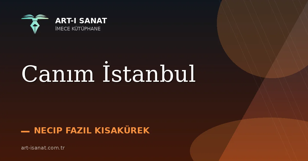 Canım İstanbul
