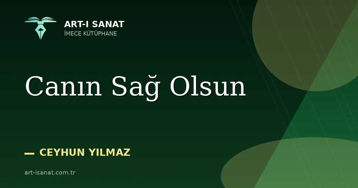 Canın Sağ Olsun