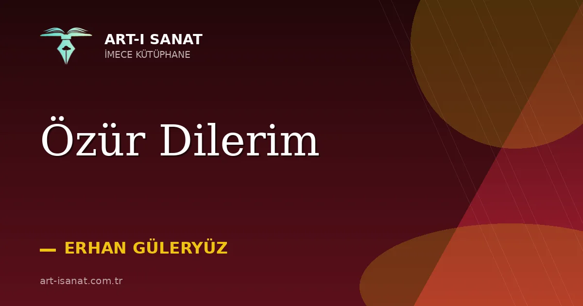 Özür Dilerim