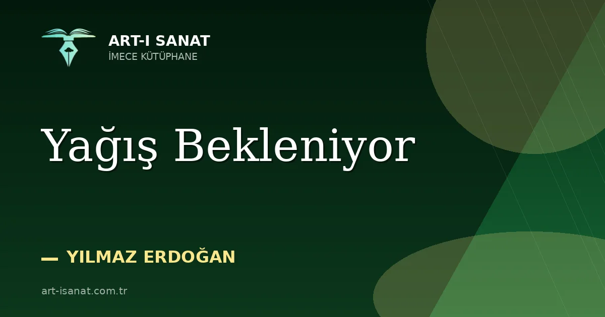 Yağış Bekleniyor