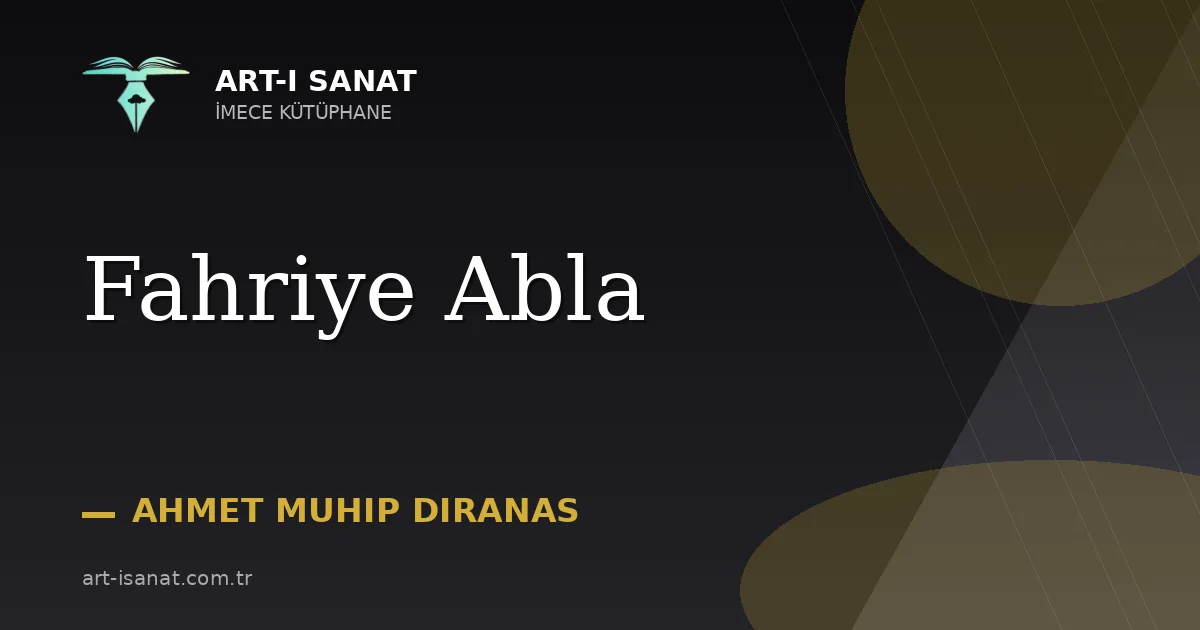 Fahriye Abla