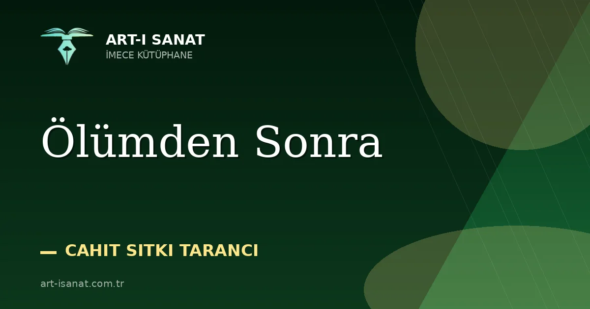 Ölümden Sonra
