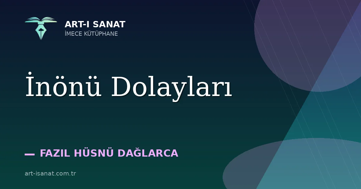 İnönü Dolayları