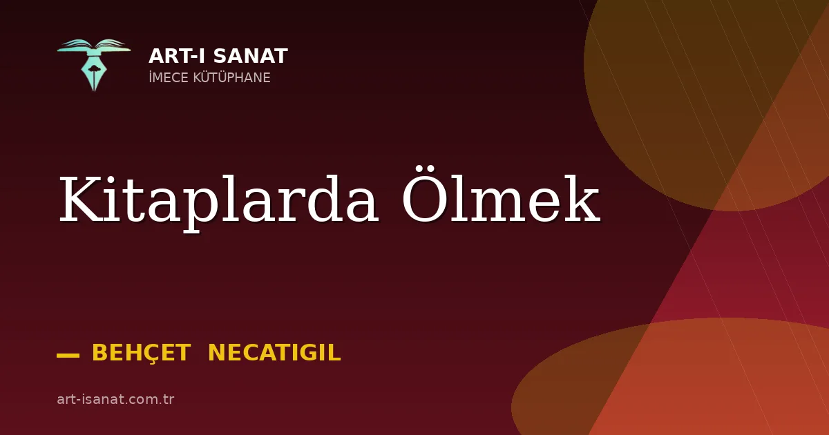 Kitaplarda Ölmek