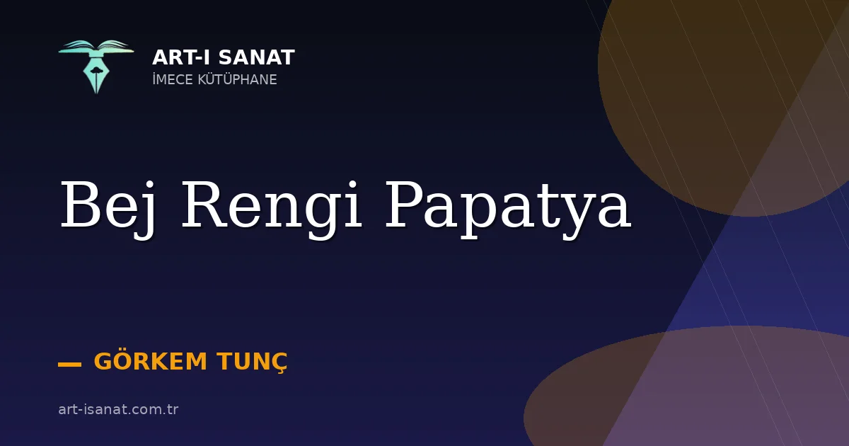 Bej Rengi Papatya
