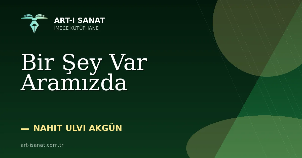 Bir Şey Var Aramızda