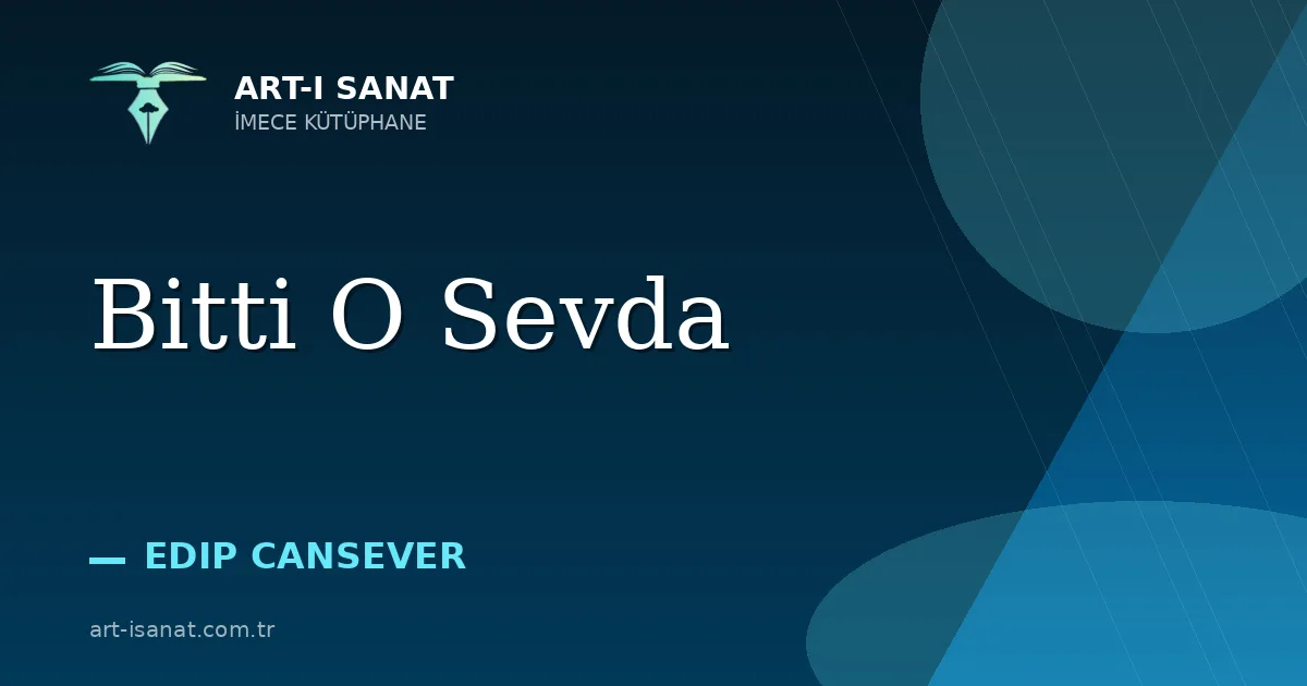 Bitti O Sevda