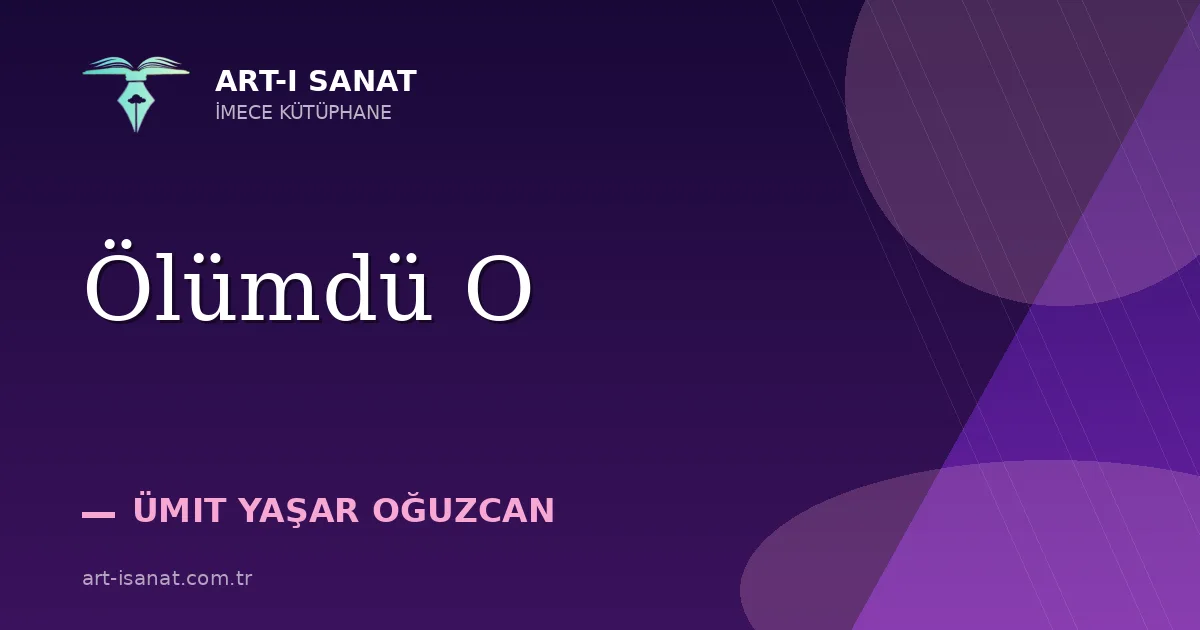 Ölümdü O