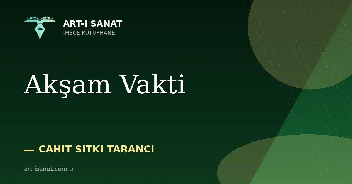 Akşam Vakti