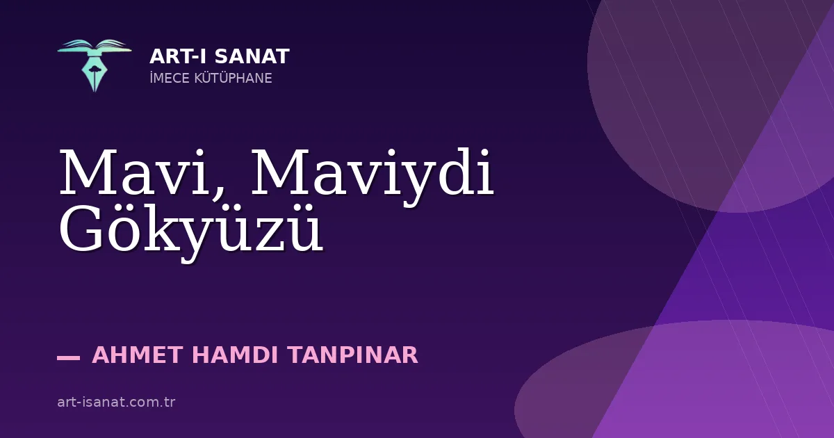 Mavi, Maviydi Gökyüzü