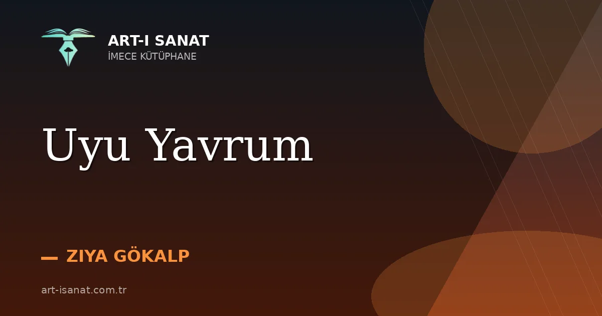 Uyu Yavrum