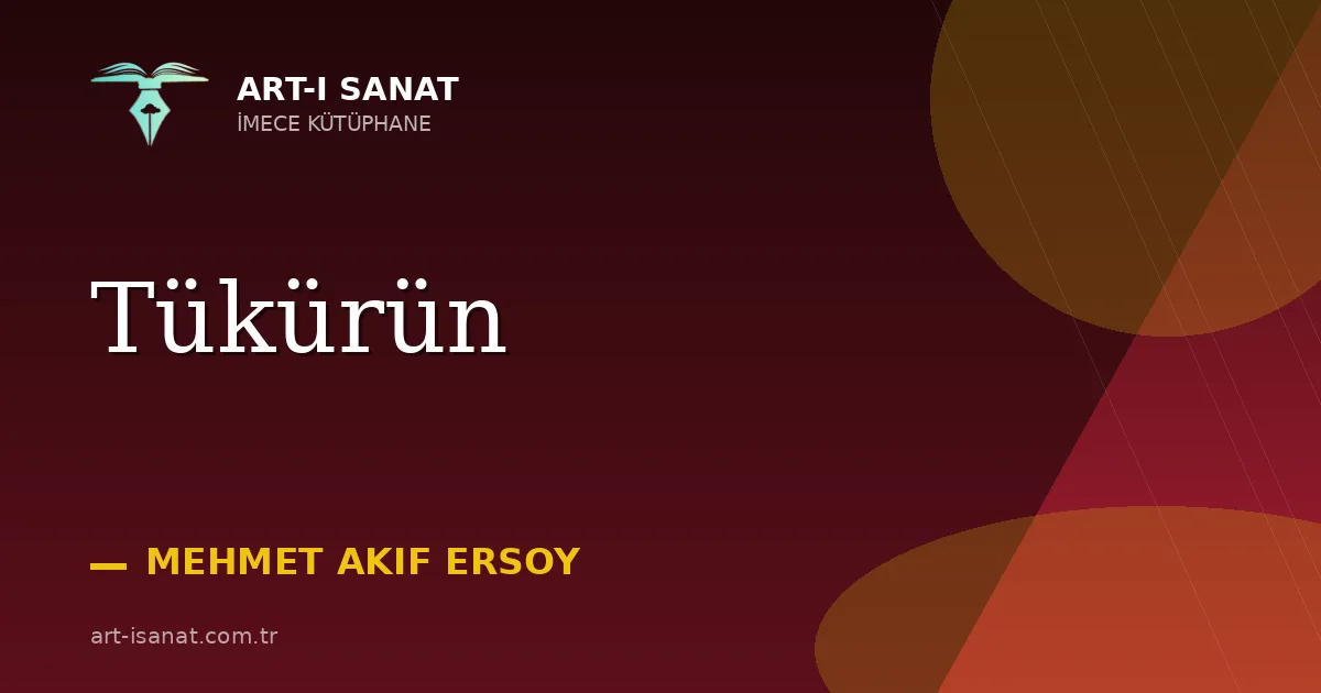 Tükürün
