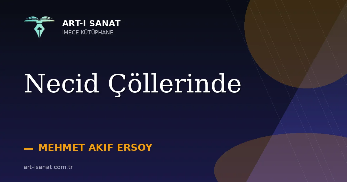 Necid Çöllerinde