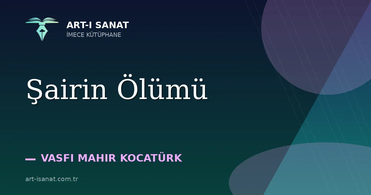Şairin Ölümü