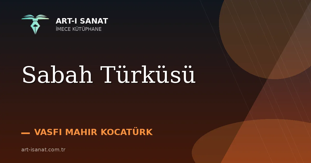 Sabah Türküsü