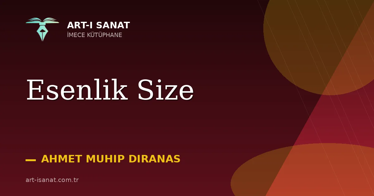 Esenlik Size