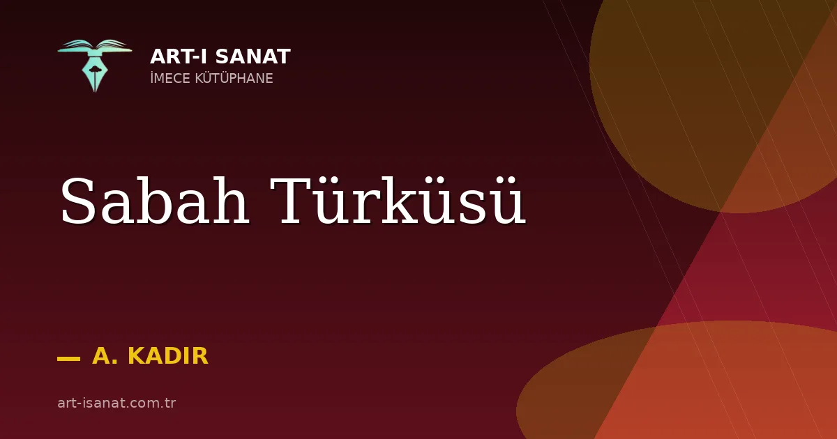 Sabah Türküsü