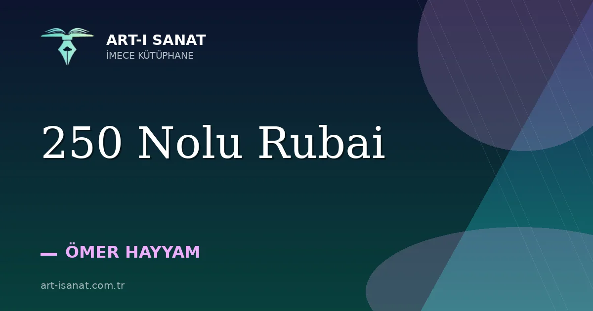 250 Nolu Rubai