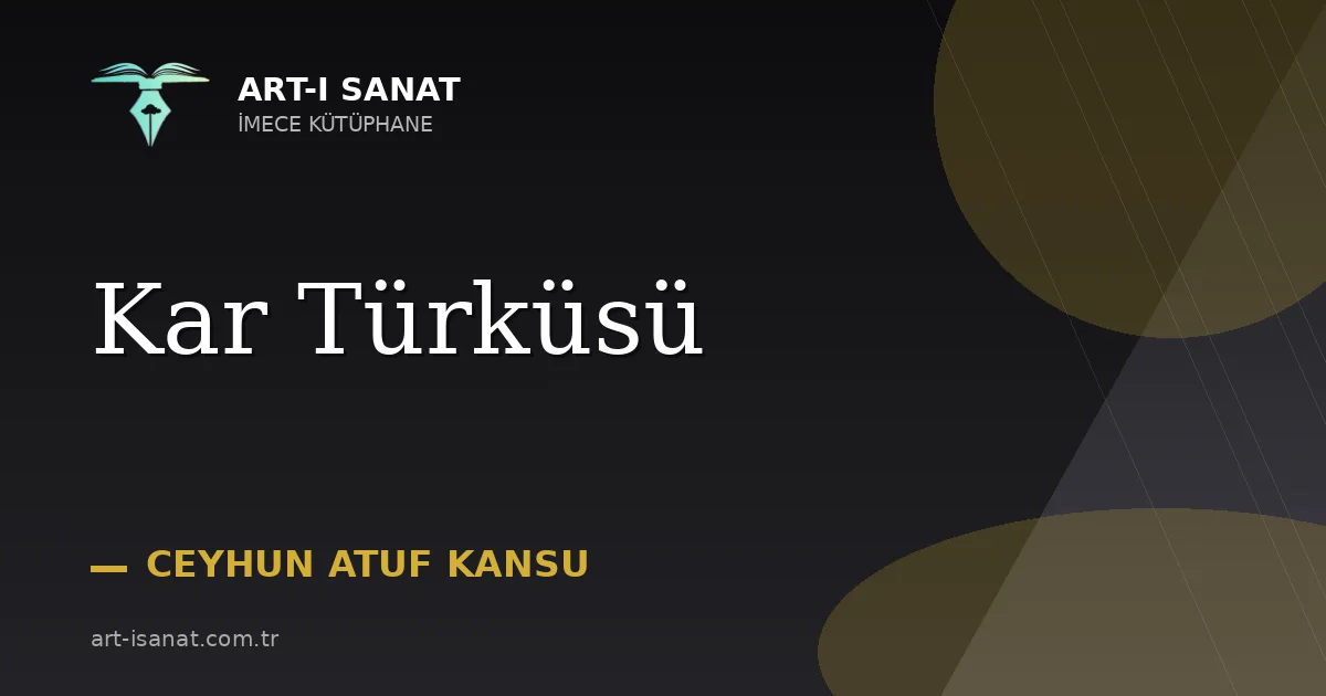 Kar Türküsü