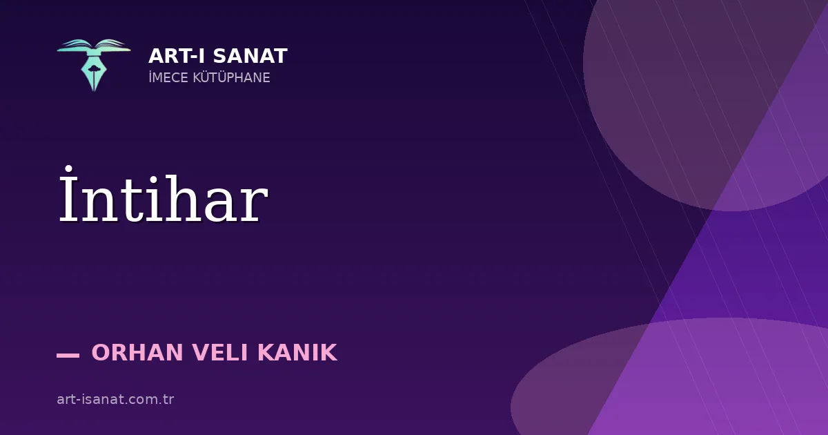 İntihar