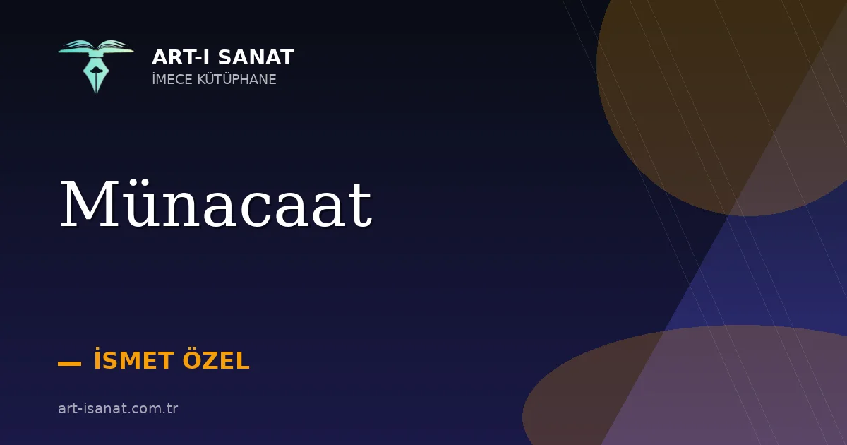 Münacaat