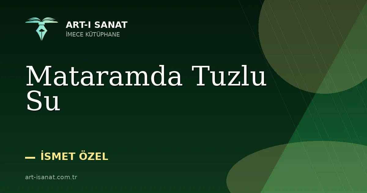 Mataramda Tuzlu Su