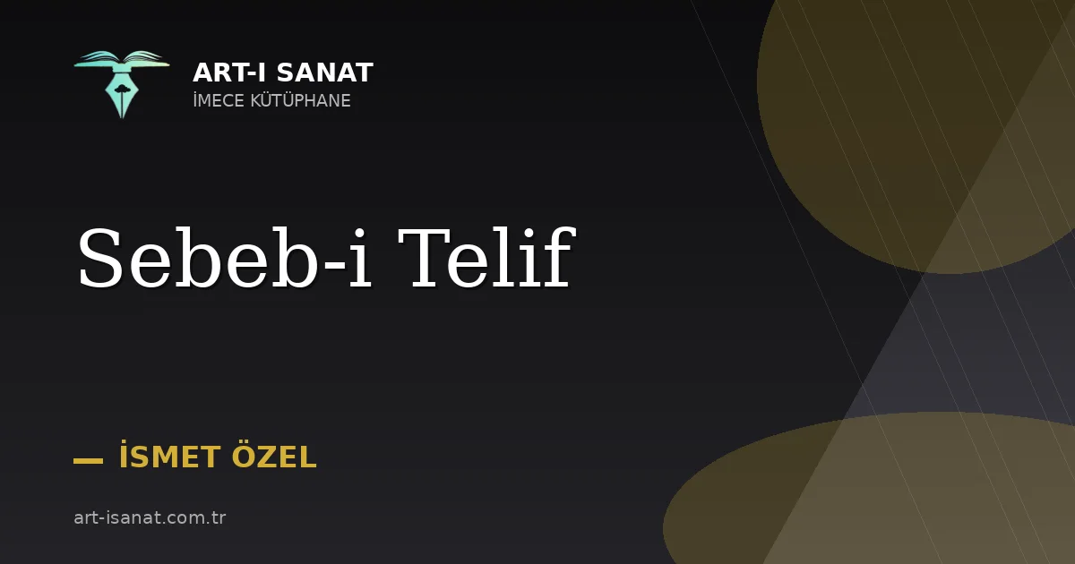 Sebeb-i Telif