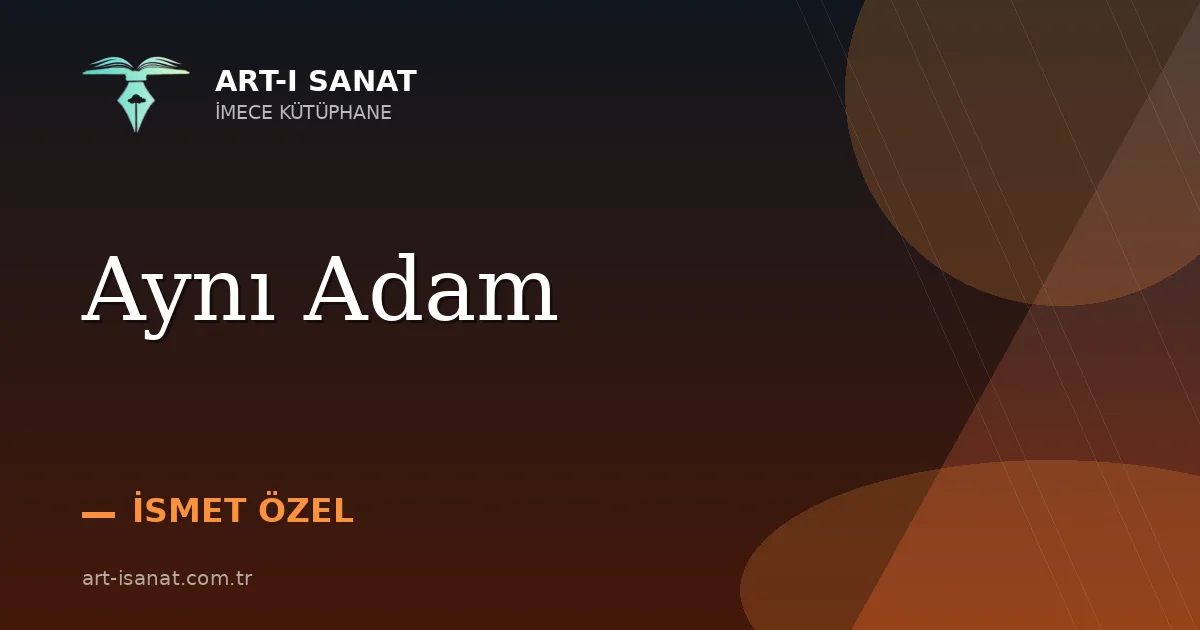Aynı Adam
