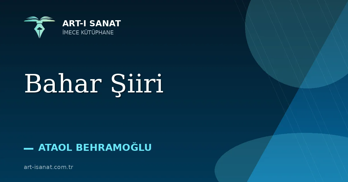Bahar Şiiri