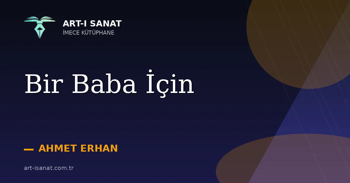 Bir Baba İçin