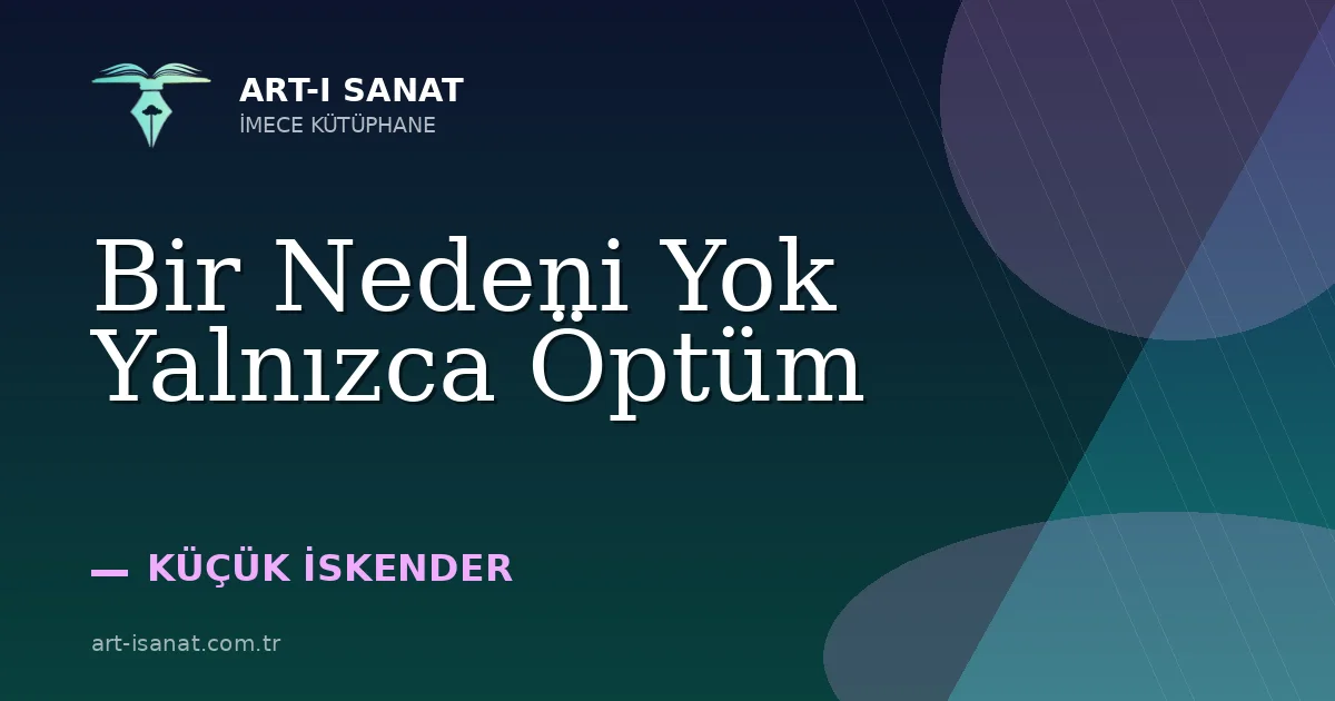 Bir Nedeni Yok Yalnızca Öptüm