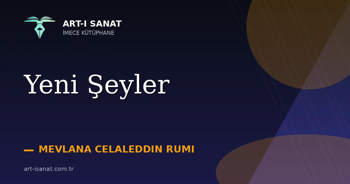 Yeni Şeyler