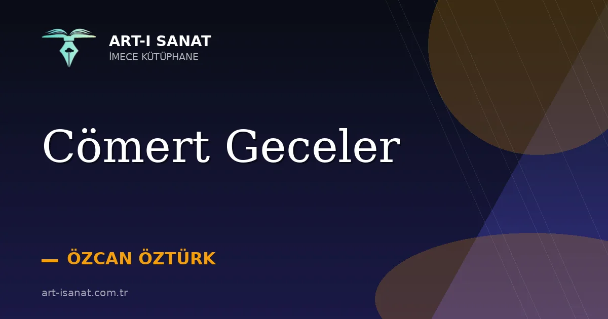 Cömert Geceler