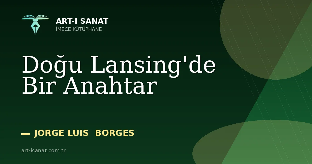 Doğu Lansing'de Bir Anahtar