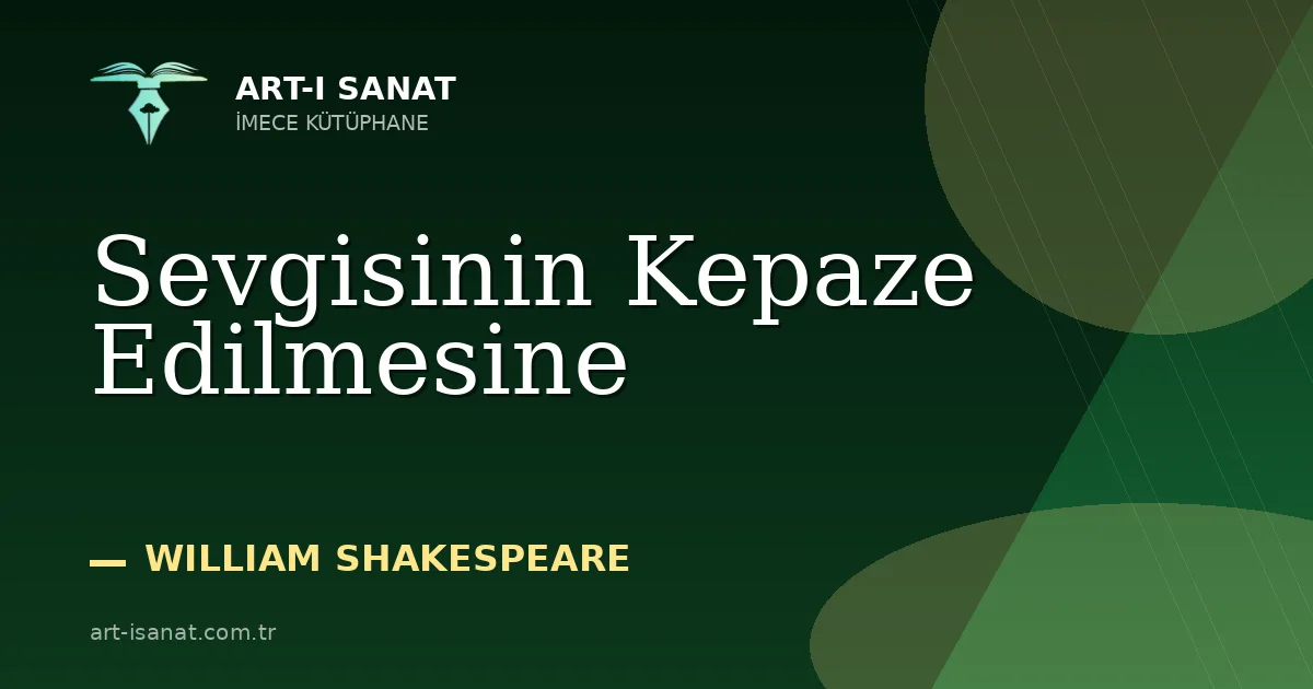 Sevgisinin Kepaze Edilmesine