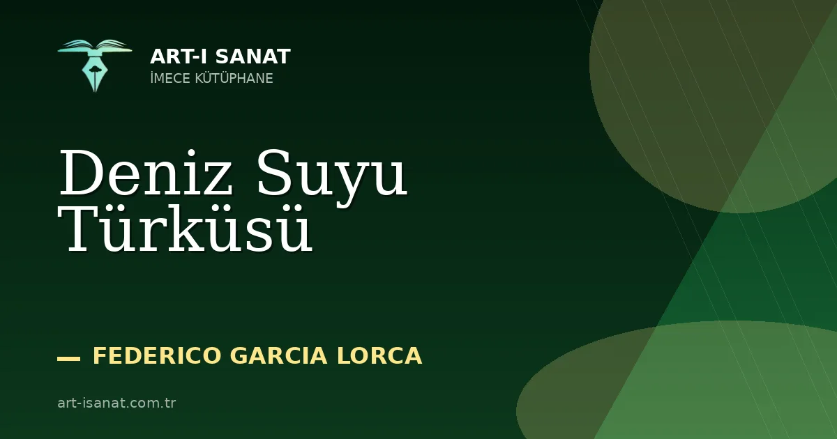 Deniz Suyu Türküsü