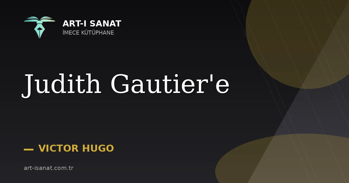 Judith Gautier'e