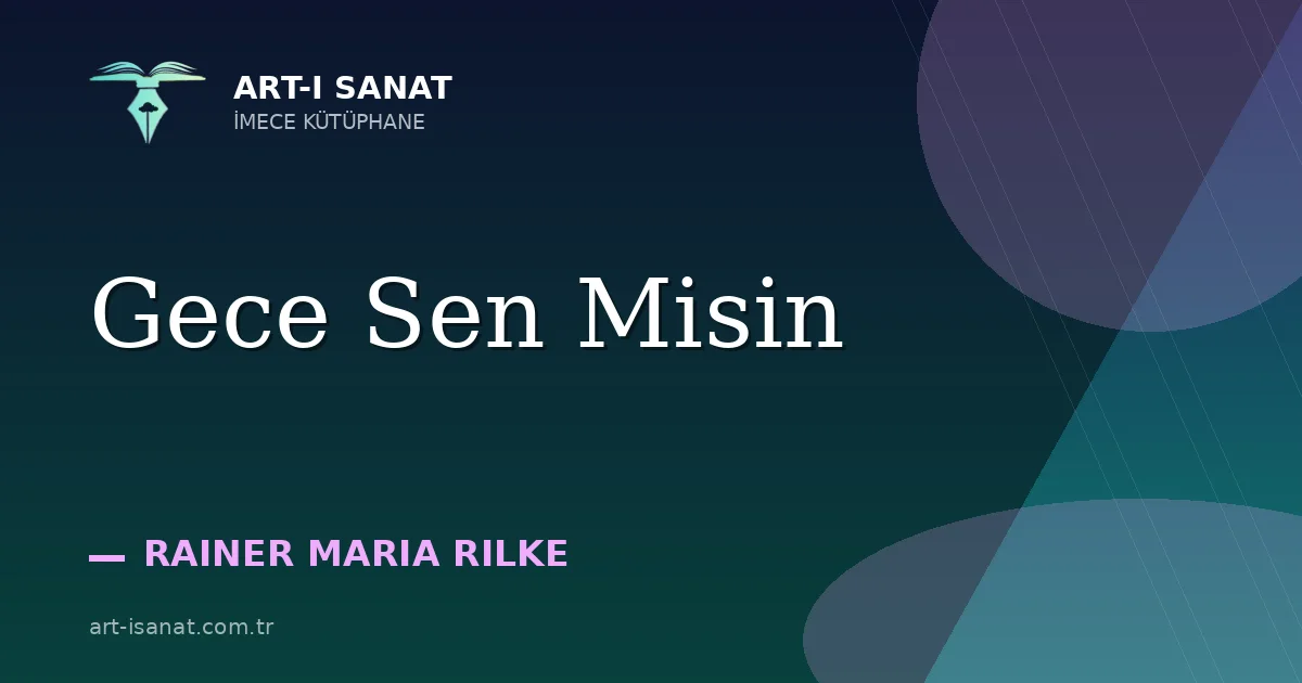 Gece Sen Misin