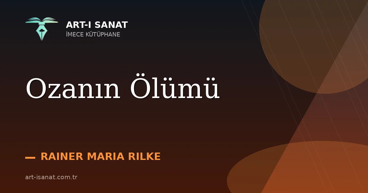 Ozanın Ölümü