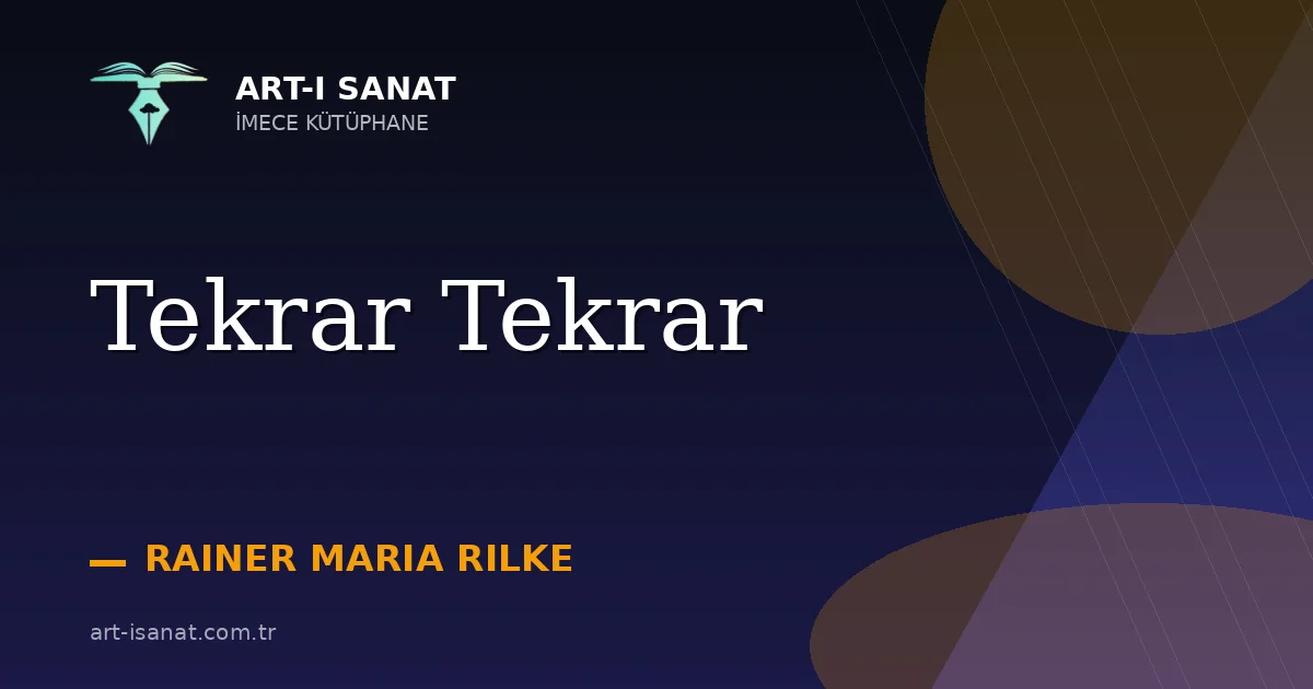 Tekrar Tekrar