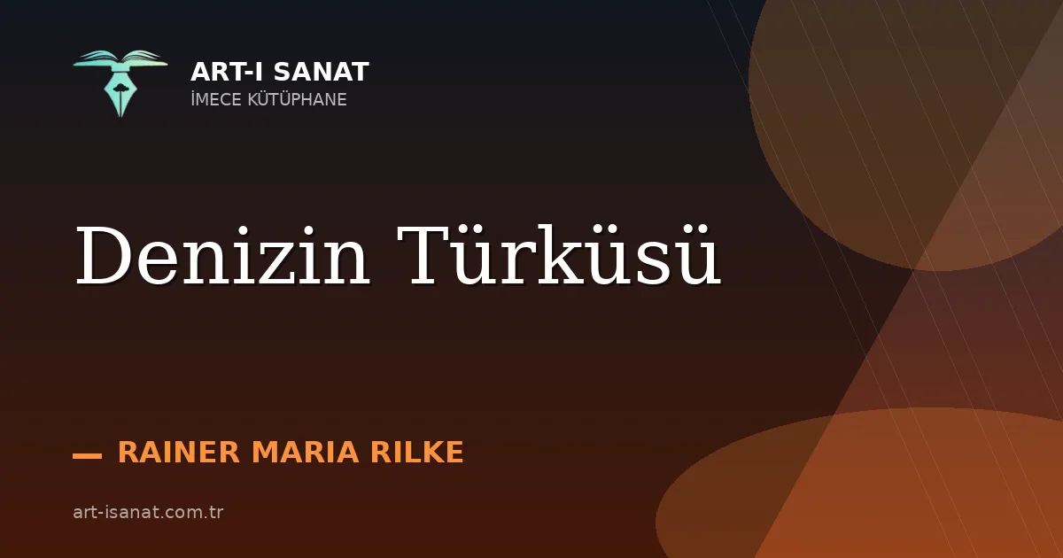 Denizin Türküsü