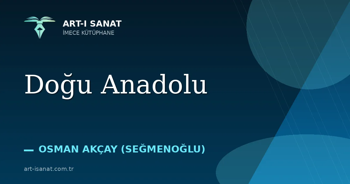 Doğu Anadolu