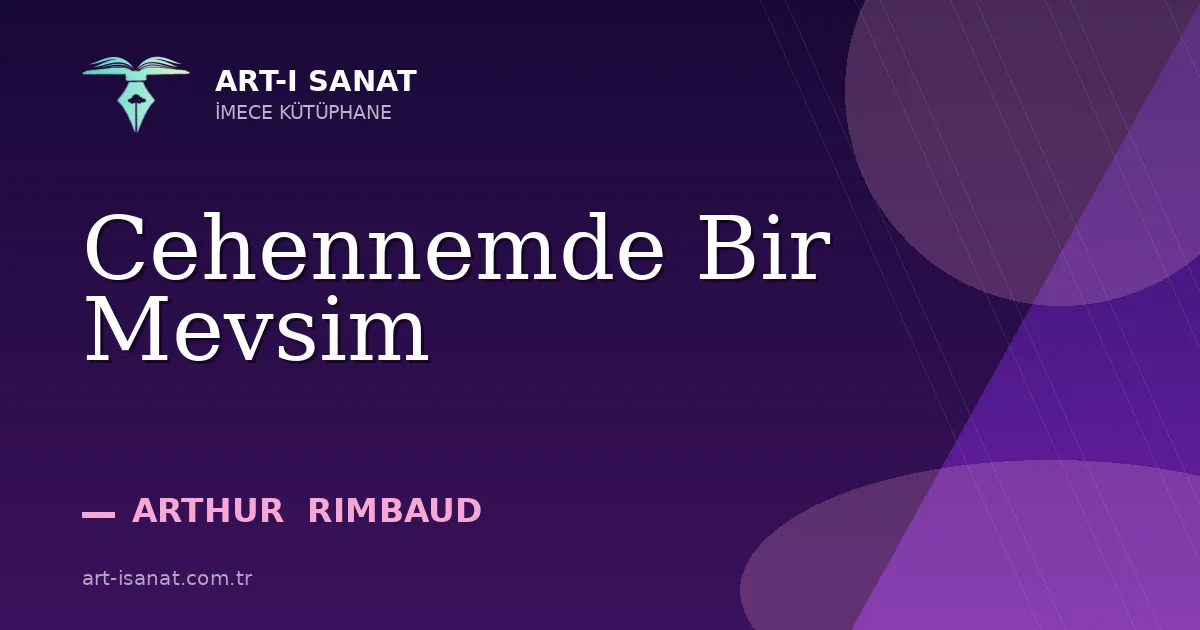 Cehennemde Bir Mevsim