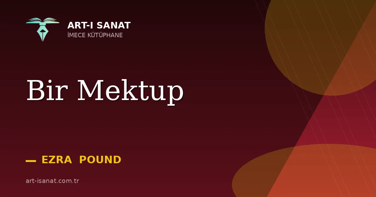 Bir Mektup
