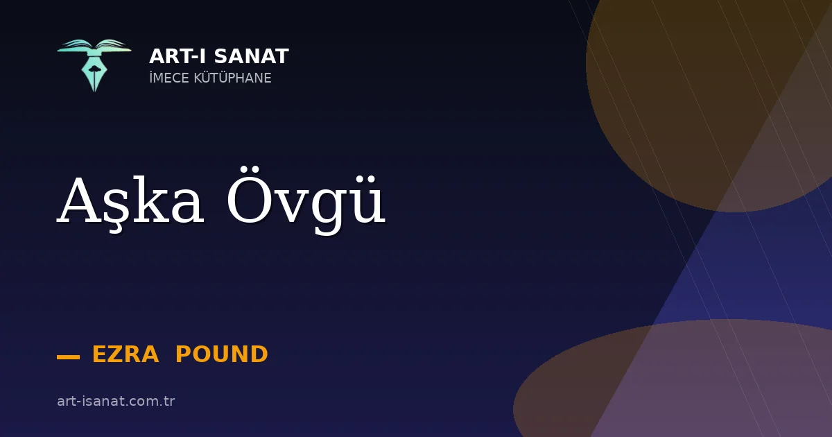 Aşka Övgü