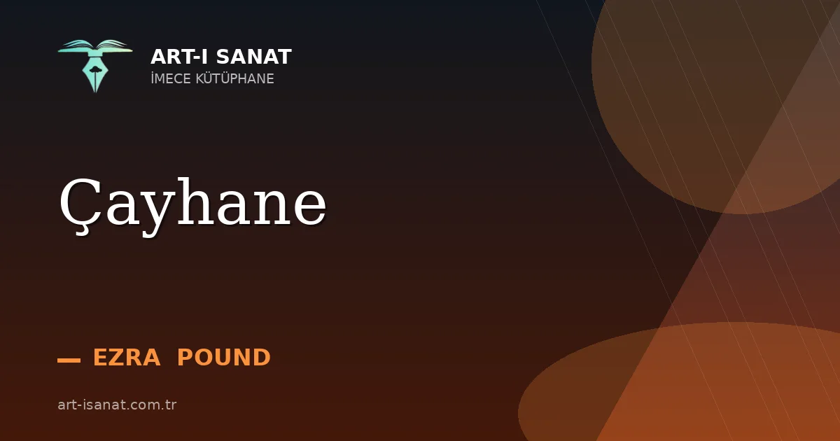 Çayhane