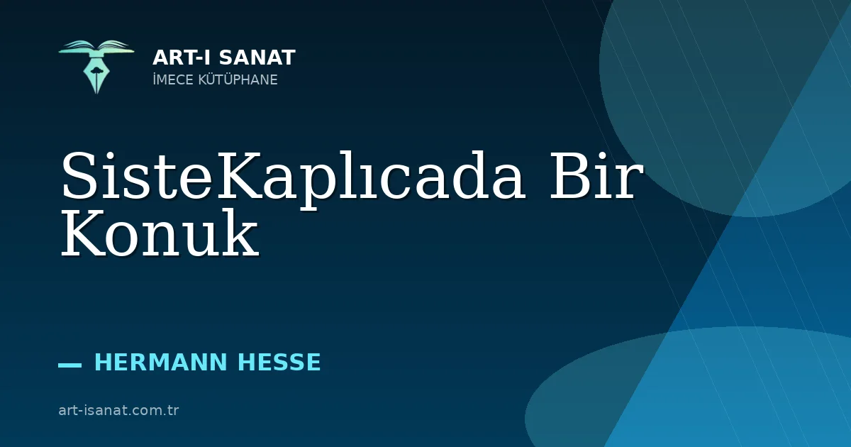 SisteKaplıcada Bir Konuk