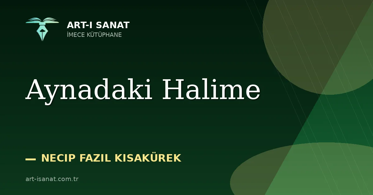 Aynadaki Halime